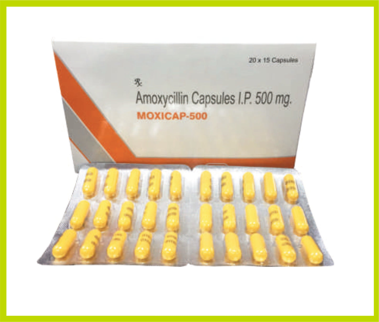 Moxicap 500 15 Cap Amoxycillin 500 mg by Intas