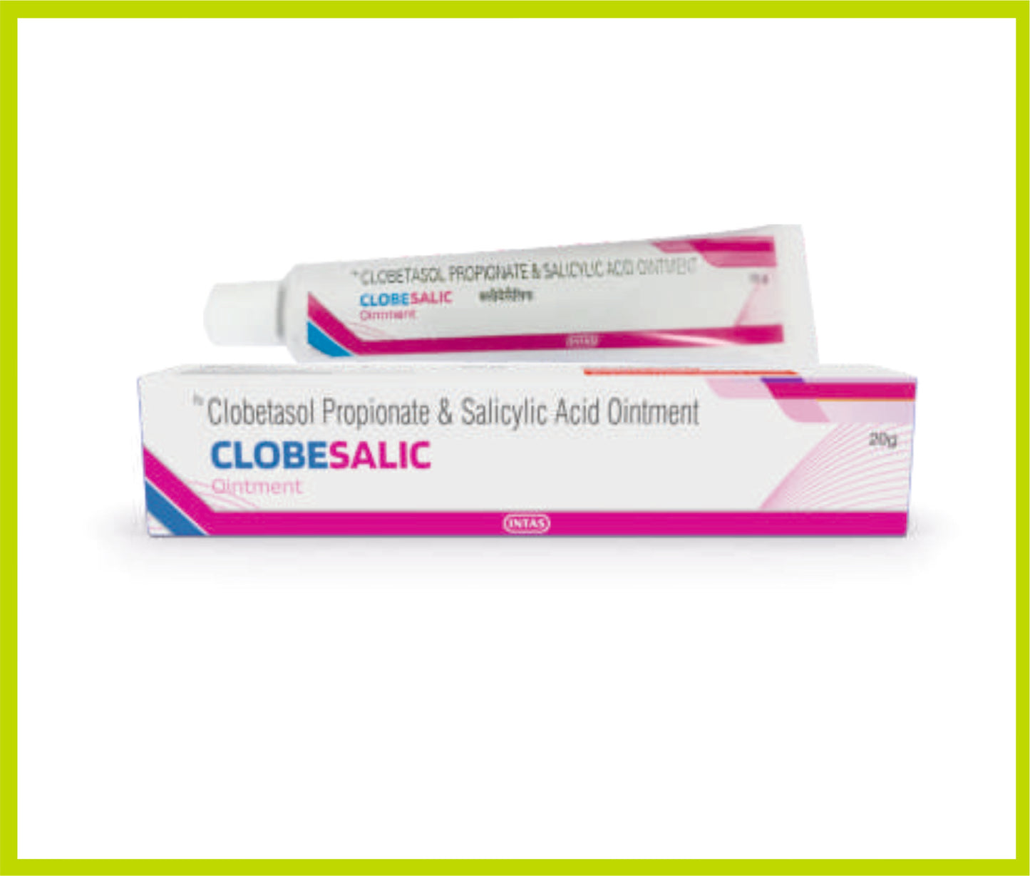 Clobesalic Oint 20 Gm Clobetasol Propionate 0.05% + Salicylic Acid 3% by Intas