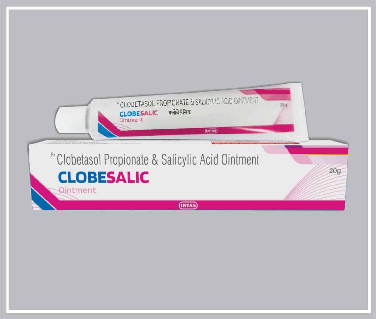 Clobesalic Oint 20 Gm (Clobetasol Propionate 0.05% W/V, Salicylic Acid 3% W/V Oint) By Intas