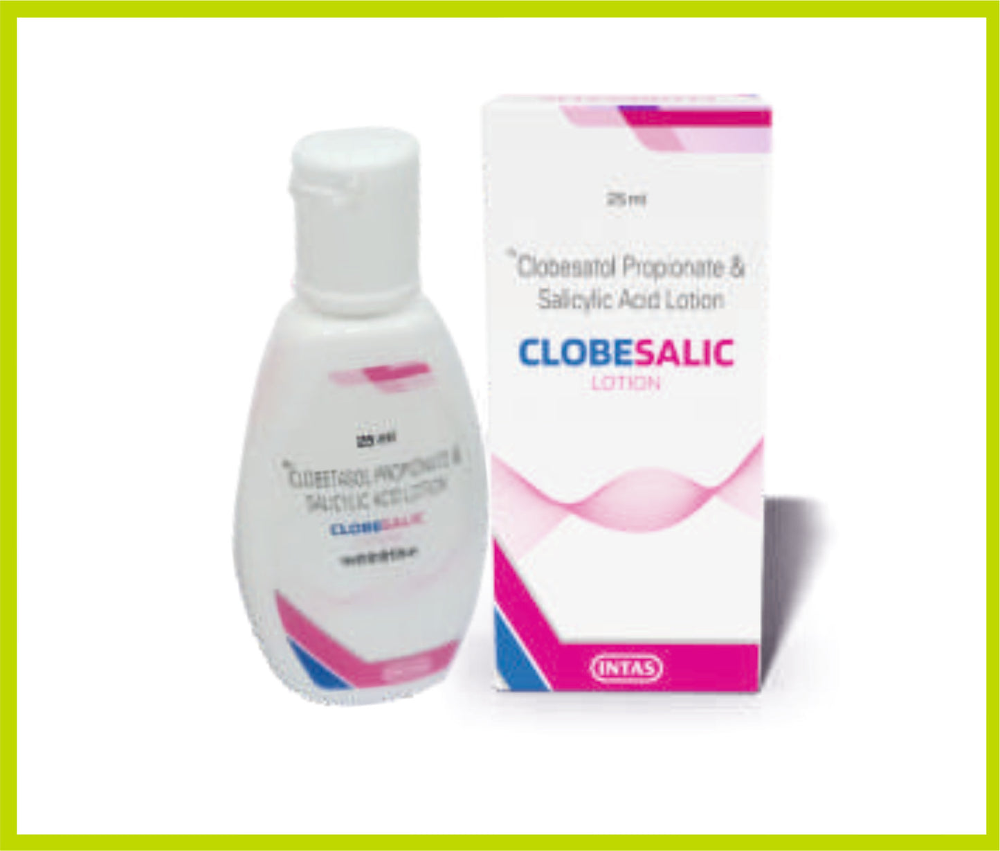 CLOBESALIC LOTION 25 ML (Clobetasol Propionate 0.05% w/v + Salicylic Acid 3% w/v) by Intas