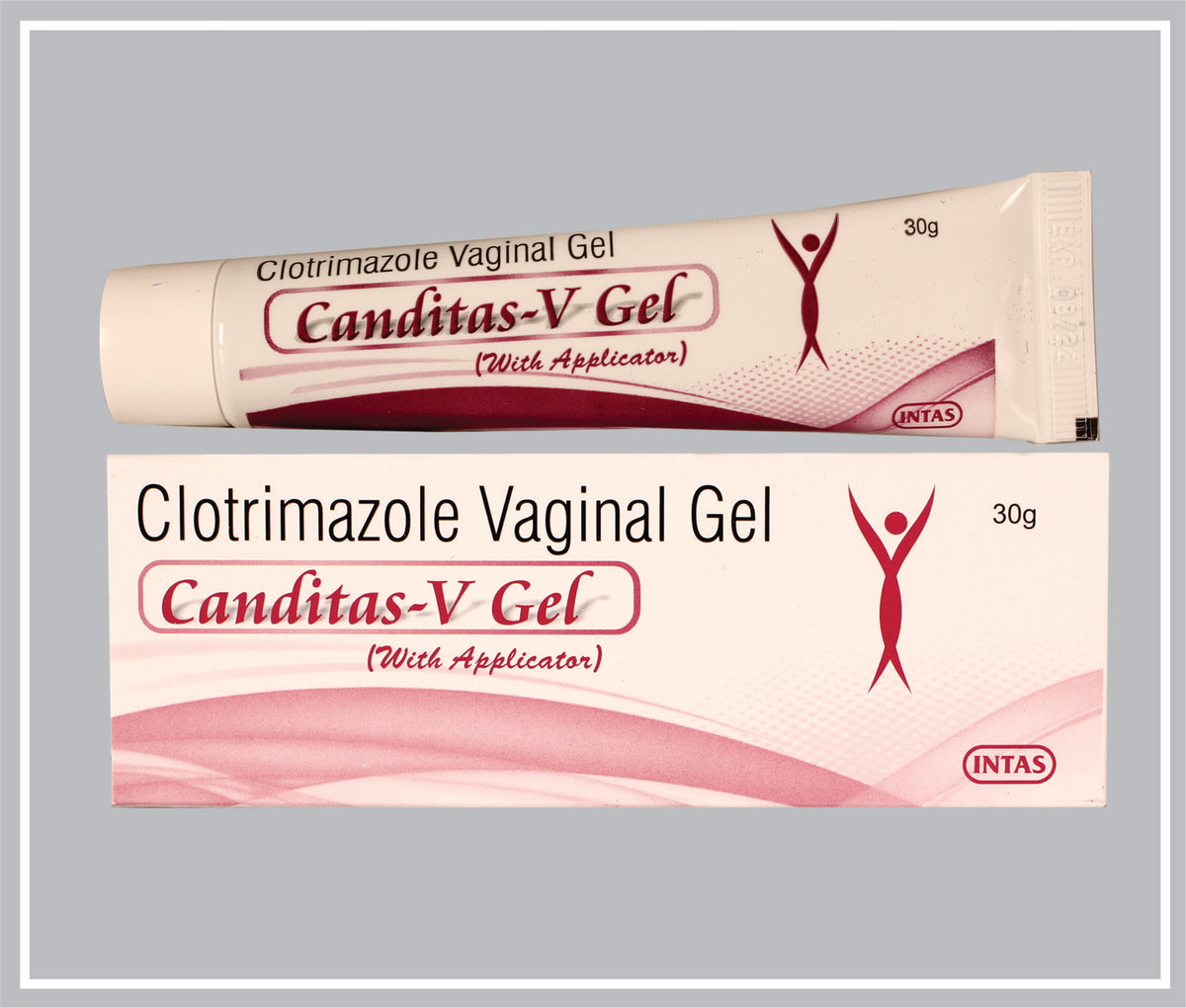 Canditas – V Gel 30Gm (Clotrimazole 2% W/W Gel) By Intas