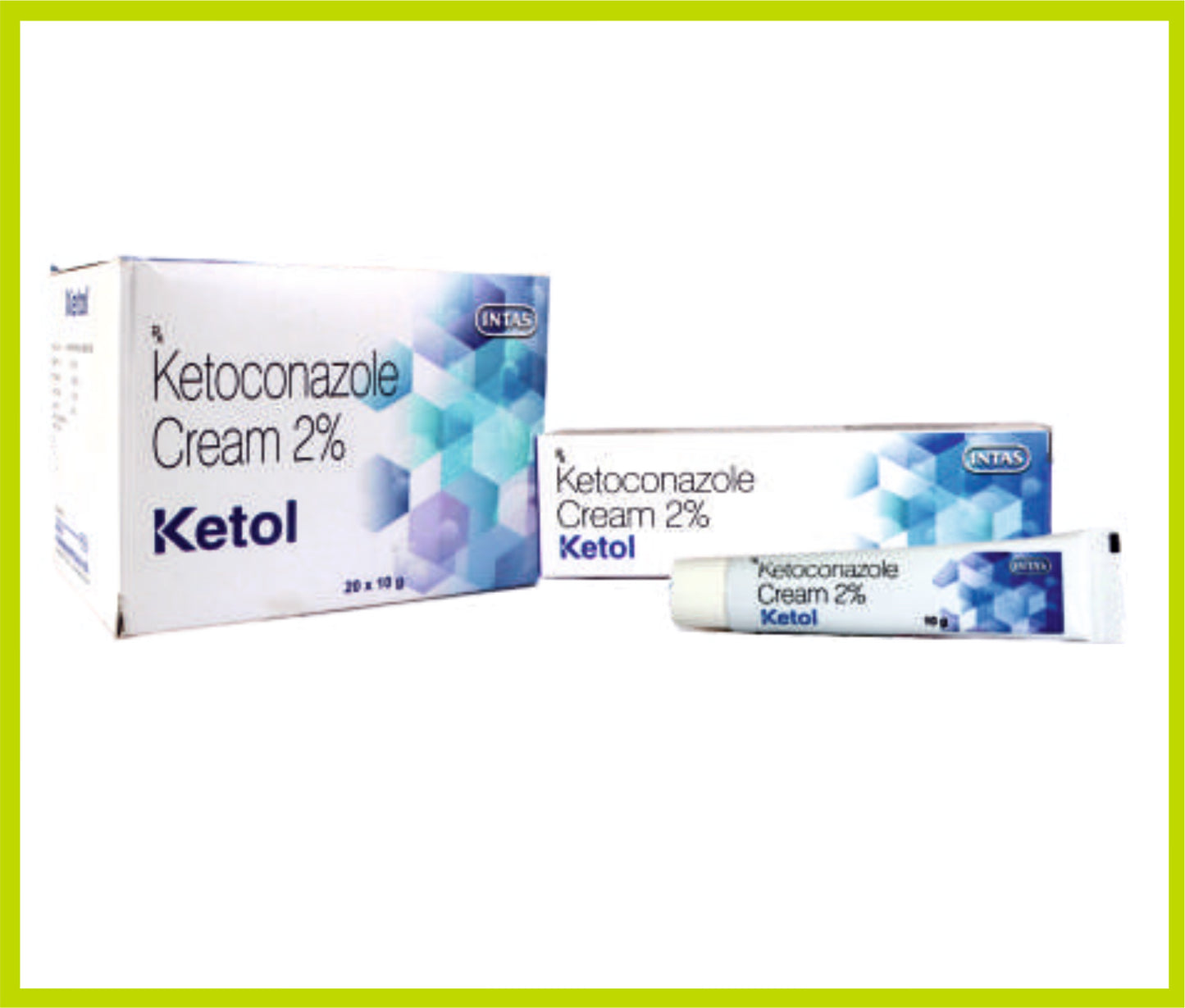 Ketol 10 Gm Ketoconazole 2% w/w by Intas