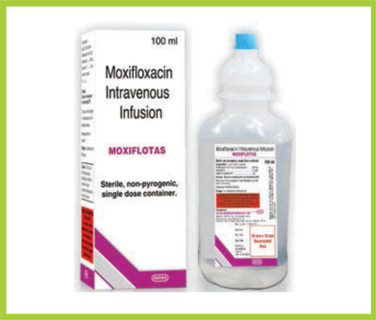 Moxiflotas 100 Ml Moxifloxacin 400 mg by Intas