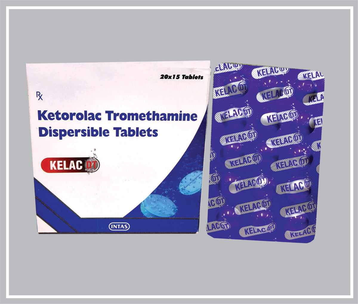 Kelac Dt 15 Tab (Ketorolac Tromethamine 10 Mg Dt Tab) By Intas