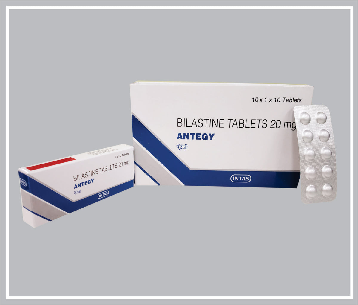 Antegy 10 Tab (71) (Bilastine 20 Mg Tab) By Intas