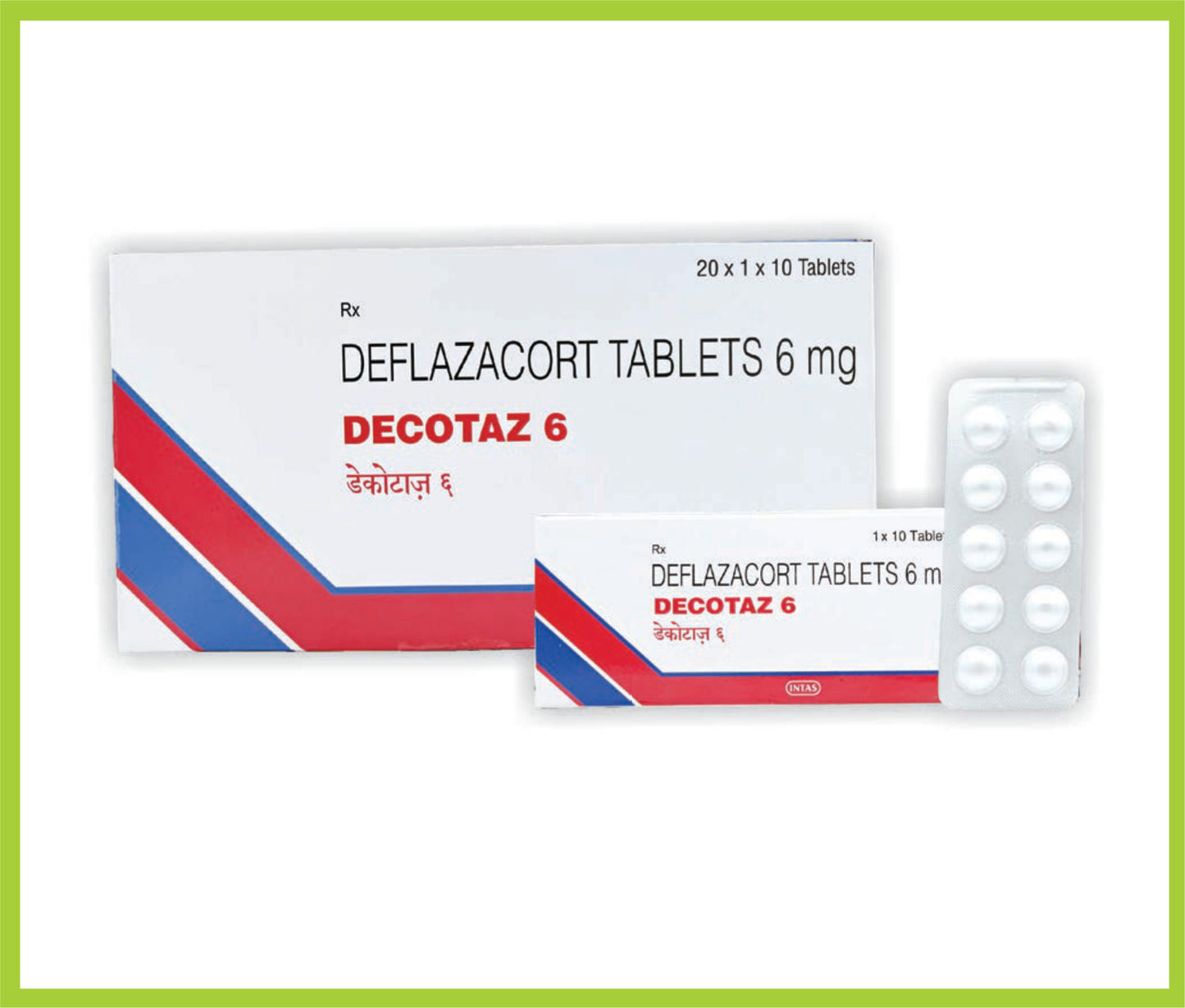 Decotaz 6 (10T) (27) Deflazacort 6 mg by Intas