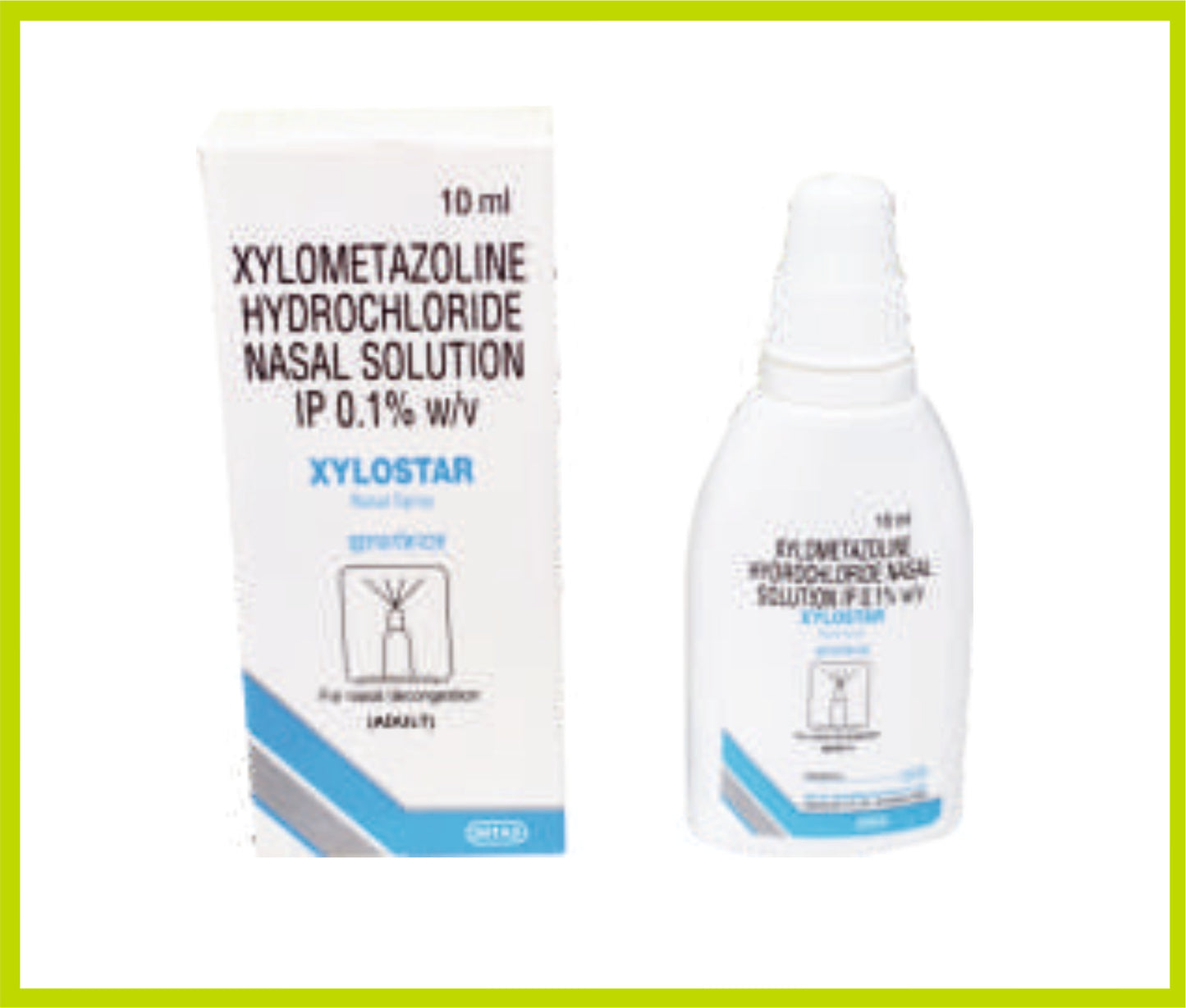 Xylostar 0.1% 10Ml (71) (Xylometazoline 0.1%) By Intas