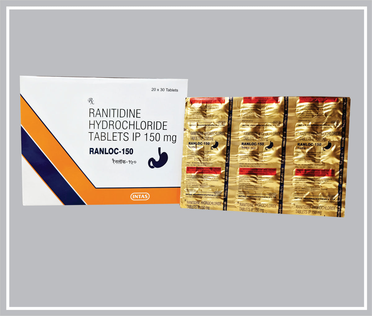 Ranloc-150 30 Tab (Ranitidine 150 Mg Tab) By Intas