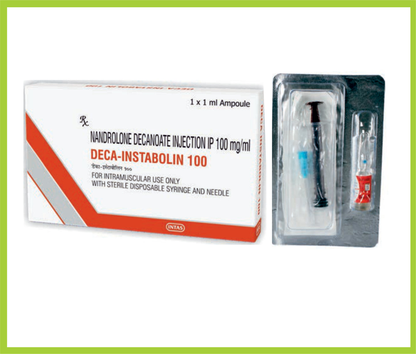 DECA-INTABOLIN-100 INJ. 1ML (Nandrolone Decanoate 100 mg) by Intas