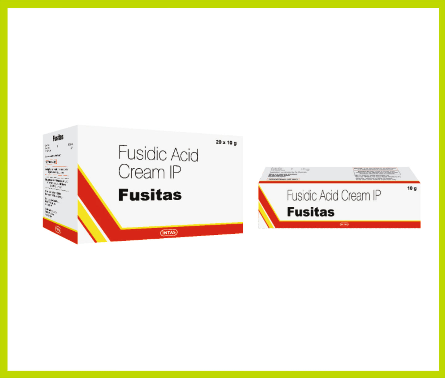 Fusitas 10 Gm (Combo) Fusidic Acid 2% by Intas