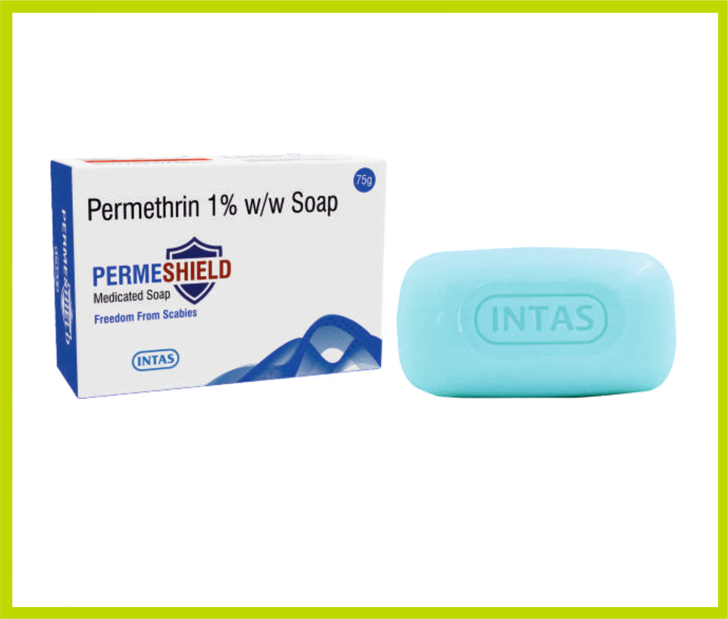 PERMESHIELD SOAP 75 GM (COMBO) (Permethrin 1% w/w) by Intas