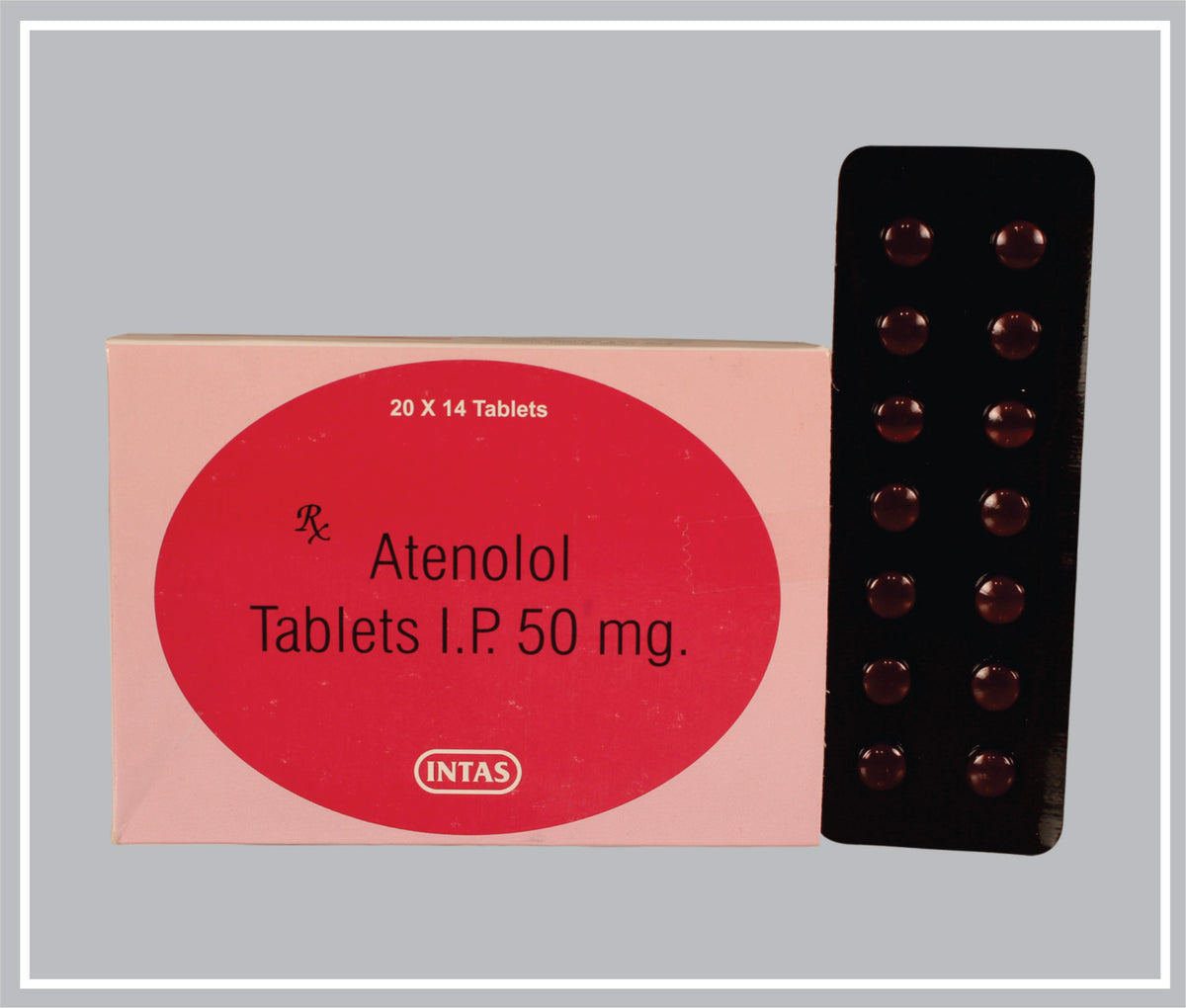 Atenolol 50Mg 14 Tab (Atenolol 50 Mg Tab) By Intas