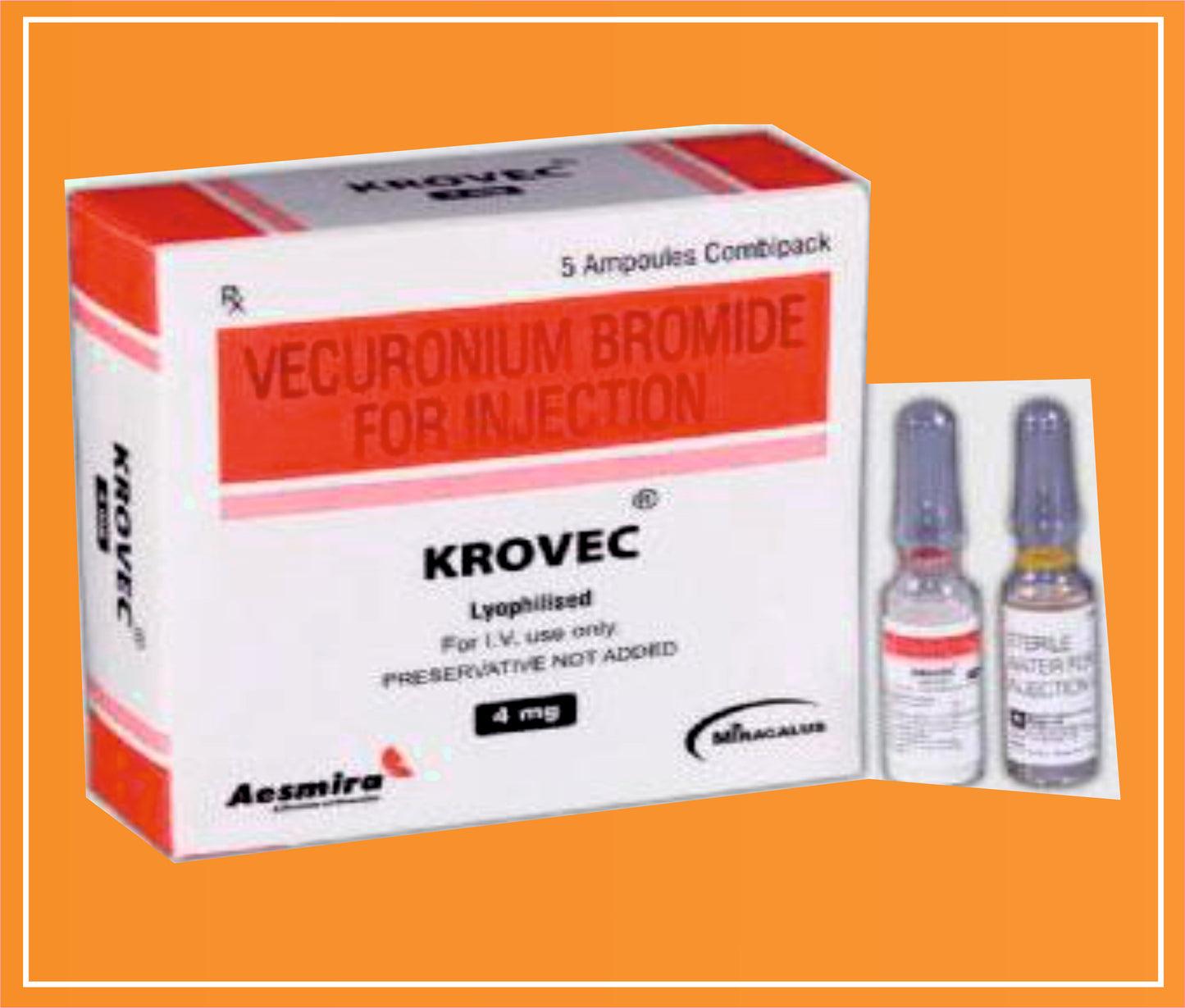 Krovec 4  ( Vecuronium (4Mg) ) by Naprod