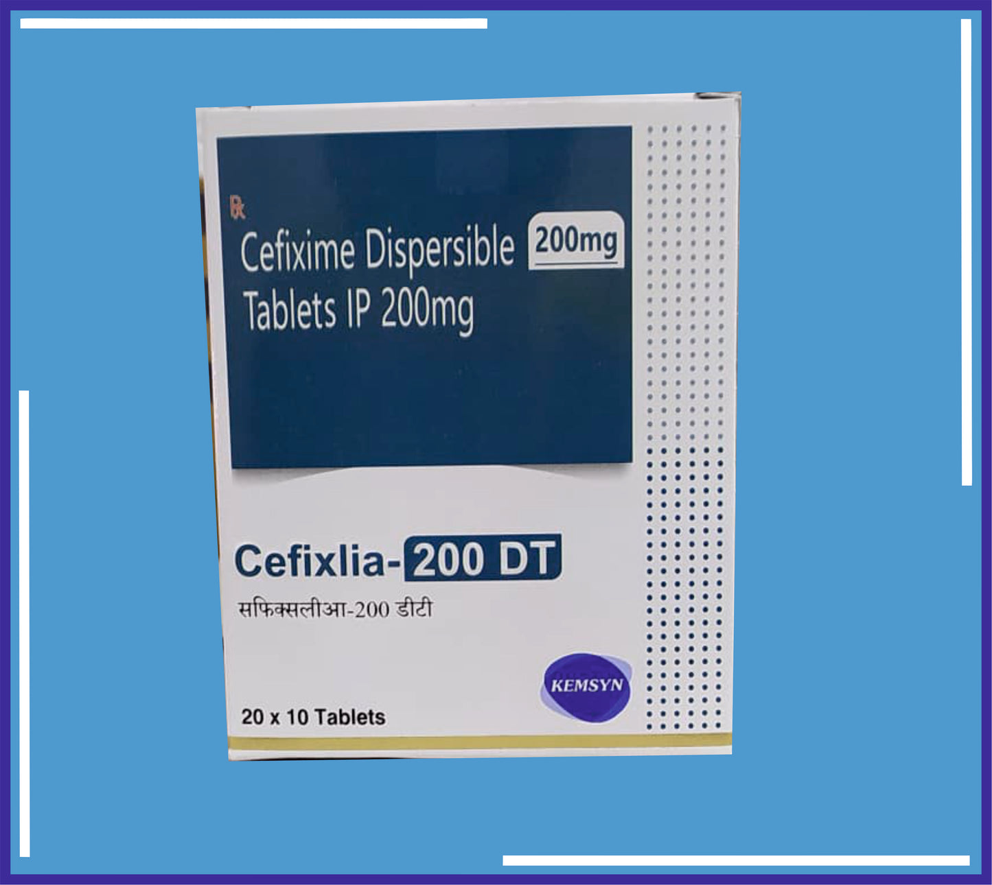 CEFIXLIA - 200 TABLET (ALU-ALU) 20X10 (Cefixime 200Mg)by Kemsyn
