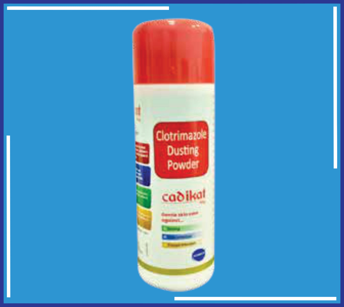 CADIKAT DUSTING POWDER 100GM 100Gm (Clotrimazole 100Gm Dusting Powder)by Kemsyn