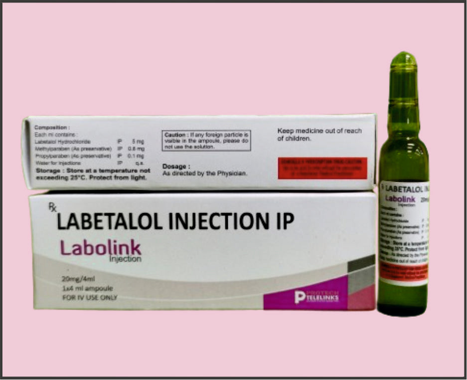 LABOLINK-4 ML AMP ( Labetalol (5Mg) ) by Protech