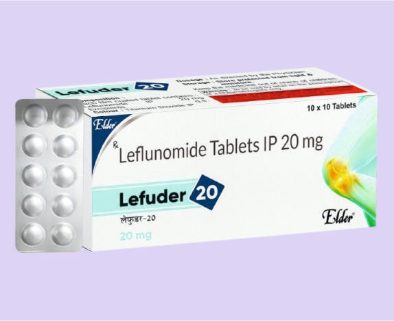 LEFUDER 20 TABS 10'S ( Leflunomide 20mg ) by Elder