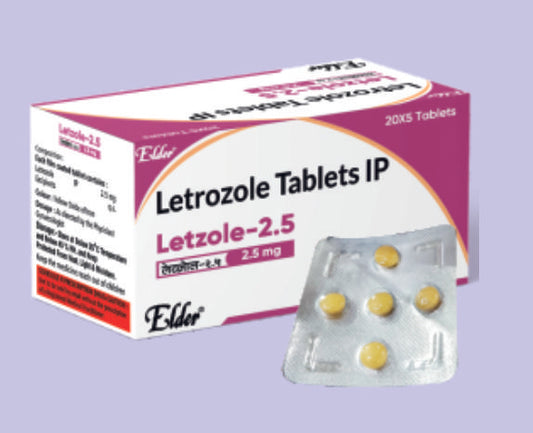 LETZOLE 2.5 TABS 5'S ( Letrozole 2.5mg ) by Elder