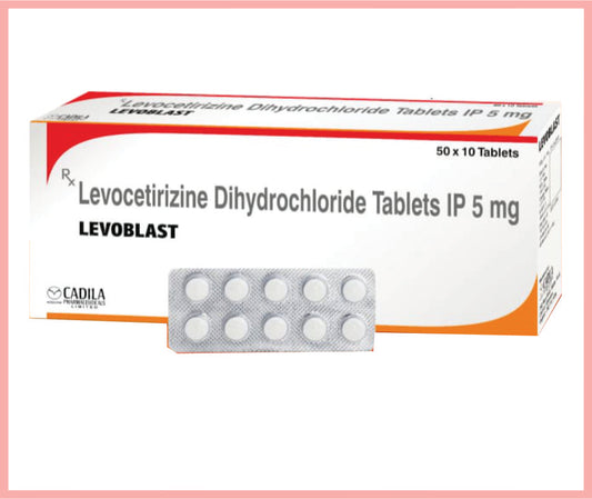 Levoblast Tab 10'S ( Levocetirizine Tablets 5Mg ) By Cadila