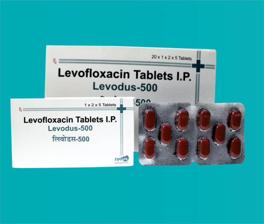 LEVODUS 500 TAB 2x20x5 ( Levofloxacin 500 mg. ) by Zydus