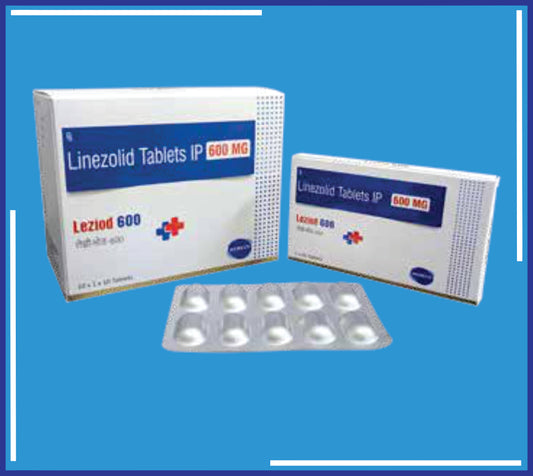 LEZIOD 600 TABLET
( Alu Alu) ( Linezolid Ip 600 Mg ) pack 10x1x10 by Kemsyn