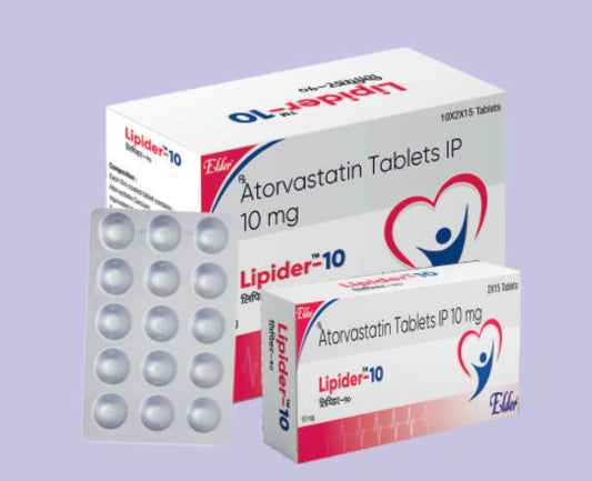 LIPIDER 10 TABS    15'S 15'S ( Atorvastatin Calcium 10MG ) by Elder