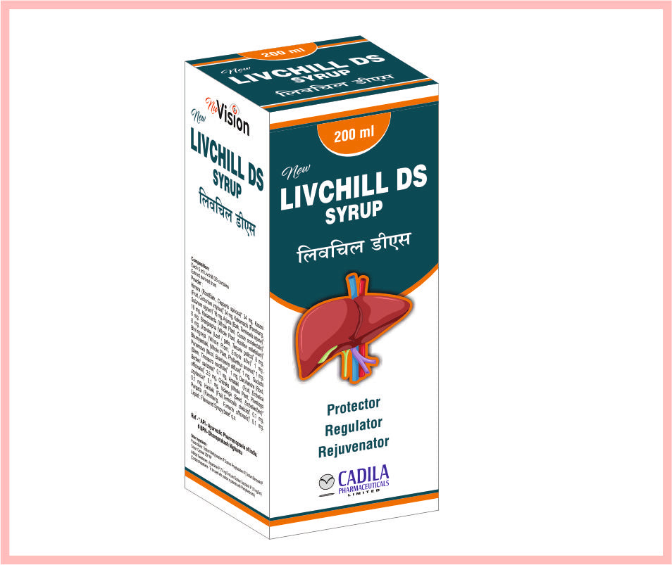 New Livchill Ds 200 Ml 200 Ml ( Ayurvedi Liver Tonic ) By Cadila