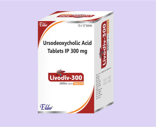 LIVODIV 300 TABS 10'S ( Ursodeocholic Acid 300 MG 
 ) by Elder