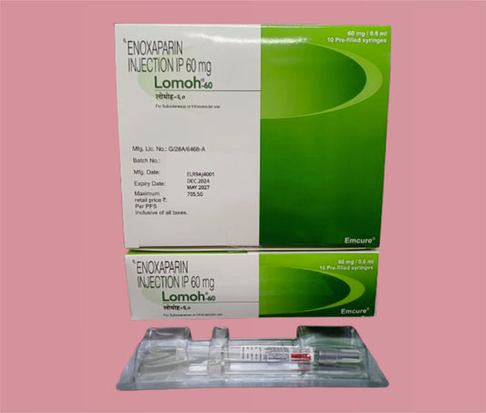 Lomoh 60 Inj ( Enoxaparin 60 Mg ) By Emcure