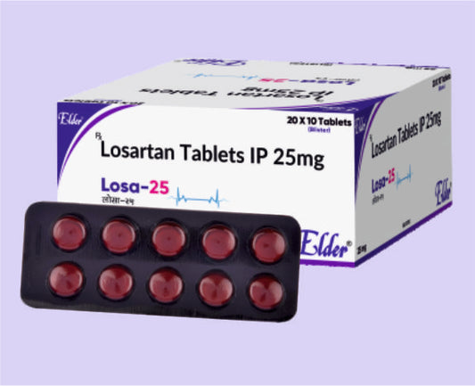 LOSA 25 TAB 10'S ( Losartan Potassium 25 mg
 ) by Elder