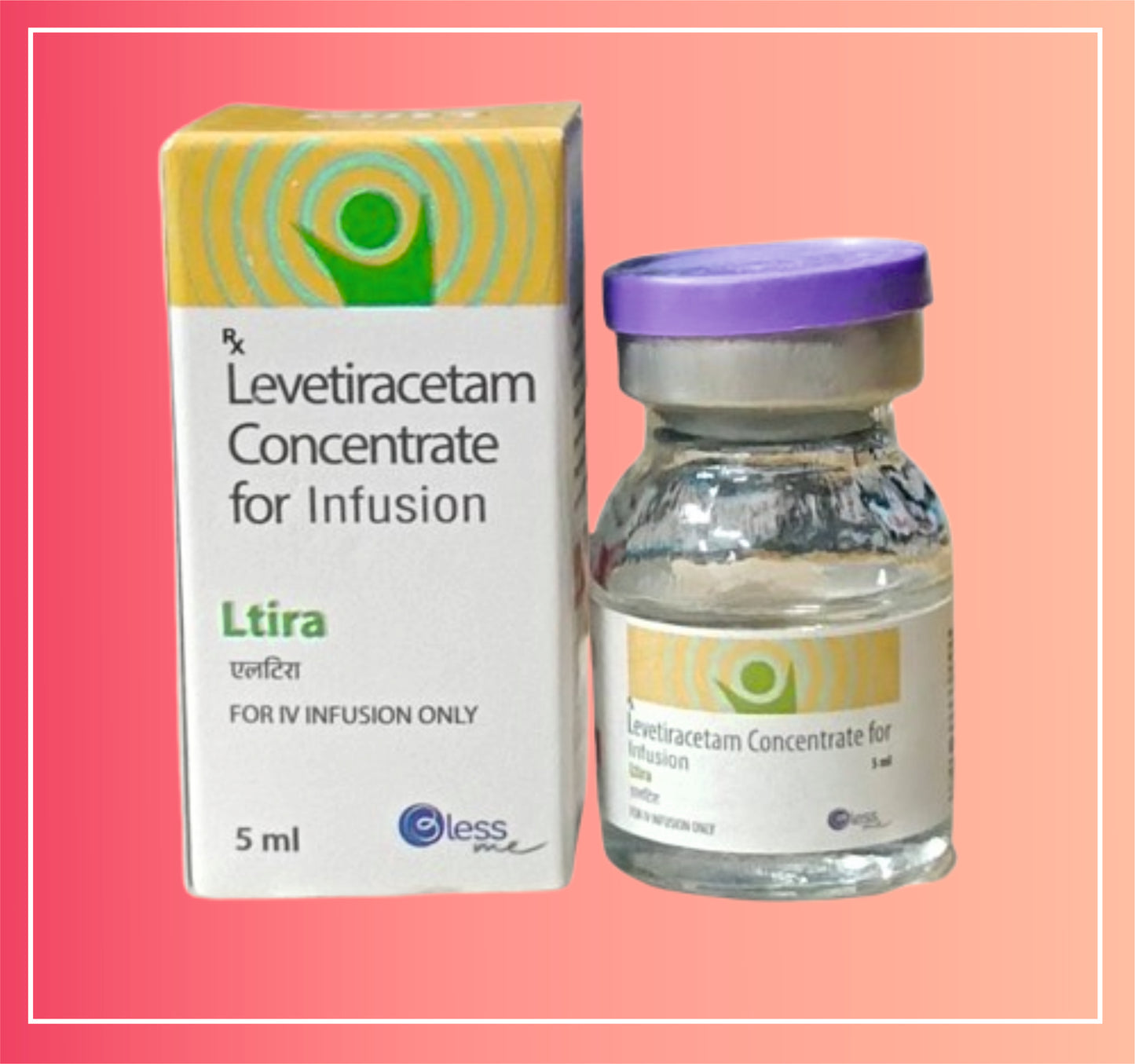 Levetiracetam 100Mg / 1Ml {Rate of 5 ml} Inj by Dellwich