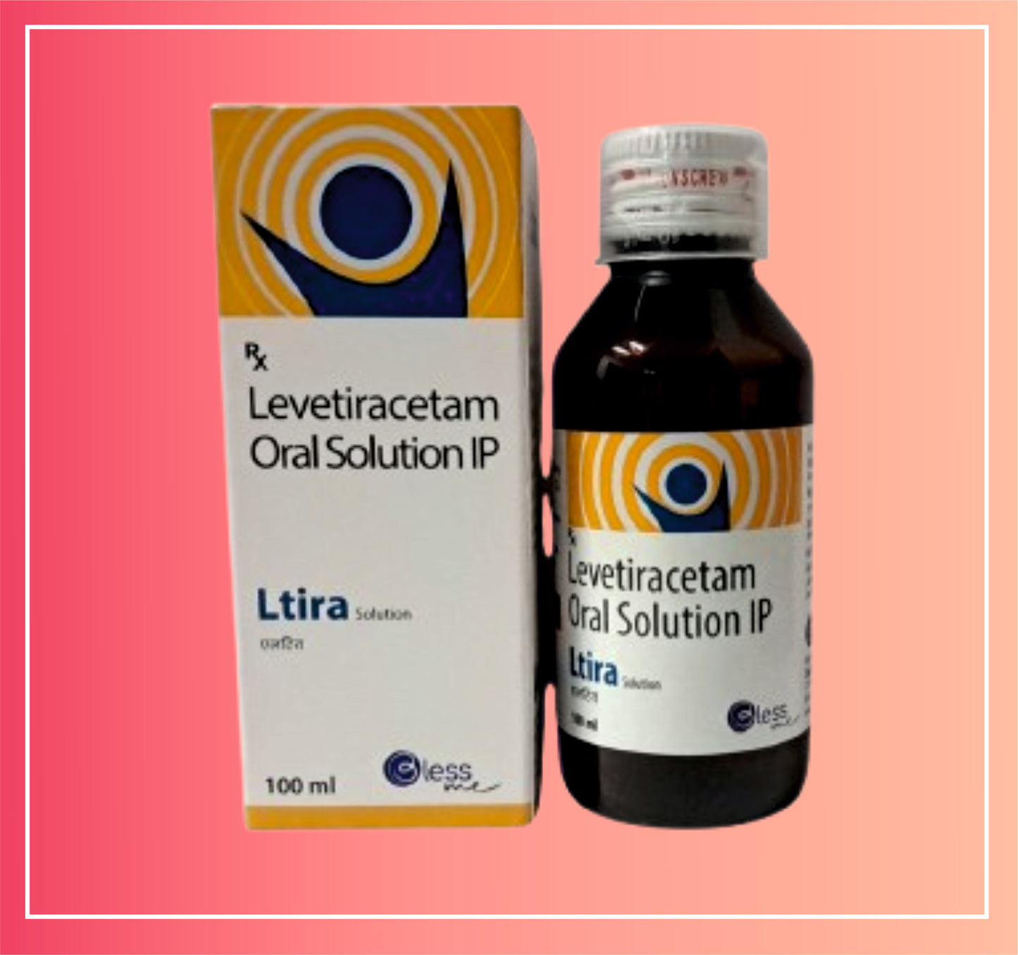 Levetiracetam 500Mg / 5Ml {Rate of 100 ml Syrup} by Dellwich