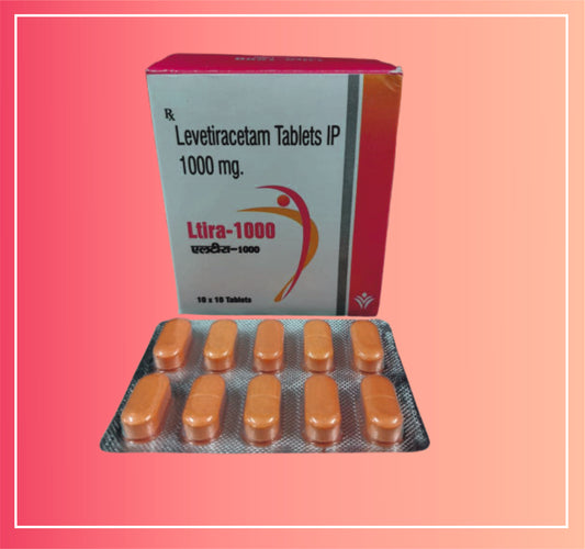 Levetiracetam 1000  {Rate of 10 Tab} by Dellwich
