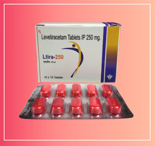 Levetiracetam 250  {Rate of 10 Tab} by Dellwich