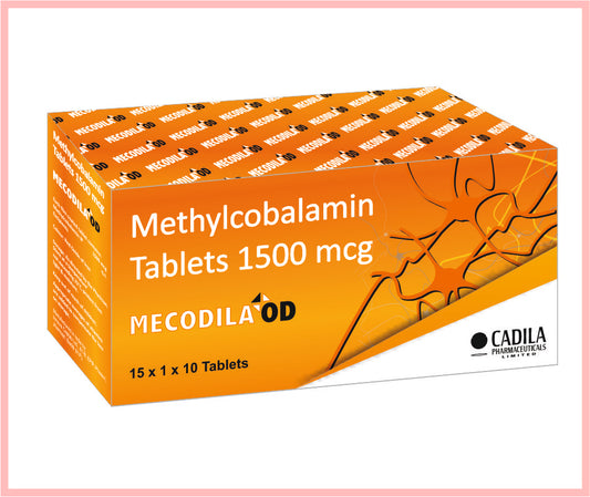 Mecodila Od Tab 10 T ( Mecobalamin 1500 Mcg  ) By Cadila