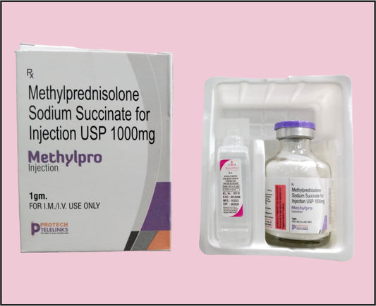 METHYLPRO-1000 VIAL ( Methylprednisolone (1Gm) ) by Protech