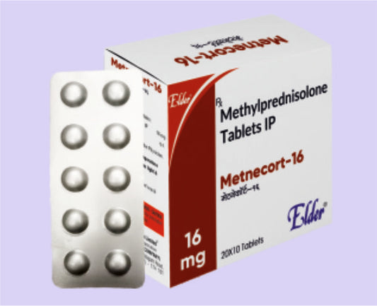 METNECORT 16  TABS 10'S ( Methylprednisolone 16 MG 
 ) by Elder