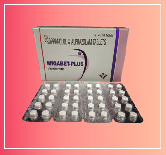 Propranolol Hcl 20, Alprazolam 0.25  {Rate of 10 Tab} by Dellwich