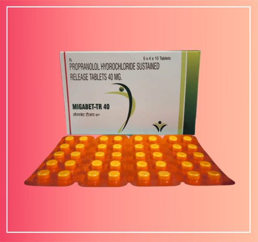 Propranolol Hcl 40 (Sr) {Rate of 10 Tab} by Dellwich