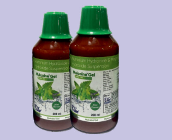 MULCAINE GEL 200ML ( Oxetacaine 10mg, Al Hydroxide 0.291, Mg Hydroxide 98 mgin Sorbitol Base ) by Elder