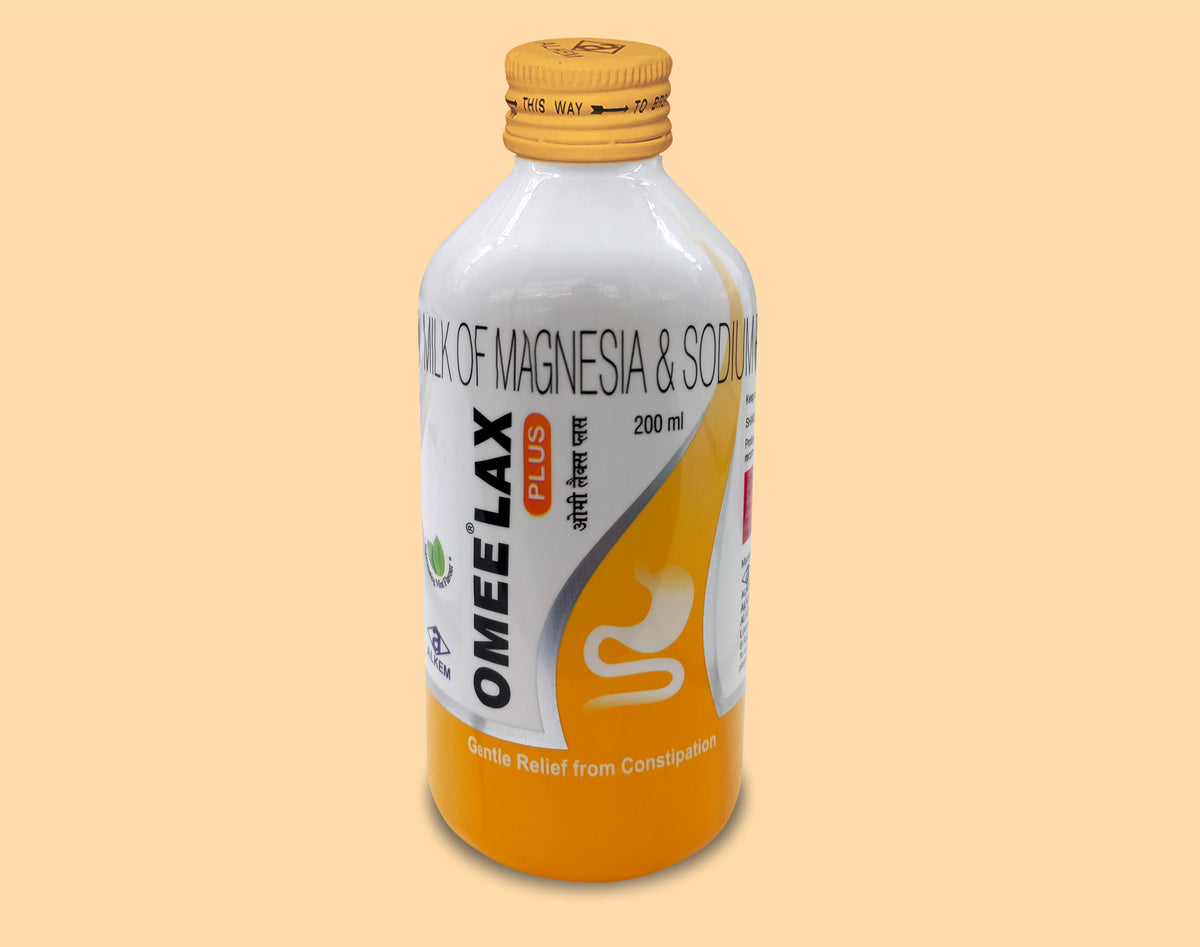 Omee Lax Plus Oral Emulsion (200Ml) (200Ml) Liquid Paraffin 1.25 Ml/5 Ml, Milk Of Magnesia 3.75 Ml/5 Ml, Sodium Picosulfate 3.33 Mg/5 Ml Oral Emulsion By Alkem1