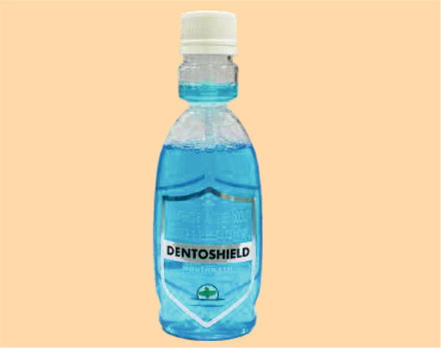 Dentoshield Mouthwash (100 Ml) 100 ml Chlorhexidine Gluconate 0.2% w/v + Sodium Fluoride 0.07% w/v + Triclosan 0.05% w/v by Alkem1