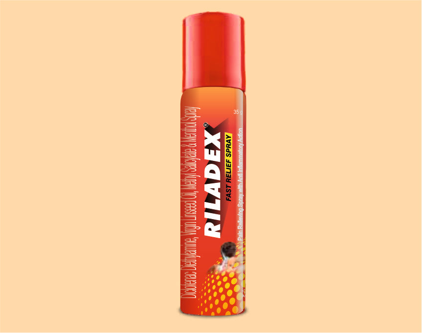 Riladex Maxx Relief Spray (35G) 35g Diclofenac 2.32% w/w + Methyl Salicylate 5% w/w by Alkem1