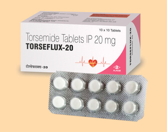 Torseflux - 20 Tablets (10'S) 10'S Torsemide 20 mg by Alkem1