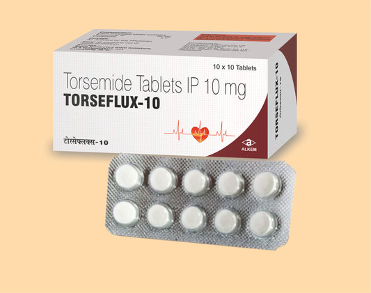 Torseflux - 10 Tablets (10'S) 10'S Torsemide 10 mg by Alkem1