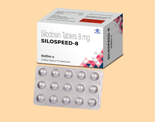 Silospeed 8 Tablets (15'S) 15's Silodosin 8 mg by Alkem1