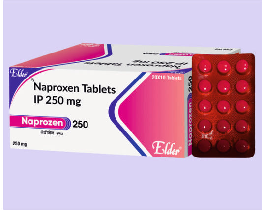 NAPROZEN 250 TABS 15'S ( Naproxen 250 mg ) by Elder
