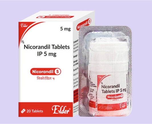 NICORANDIL 5 TABS 20'S ( Nicorendil 5 MG
 ) by Elder