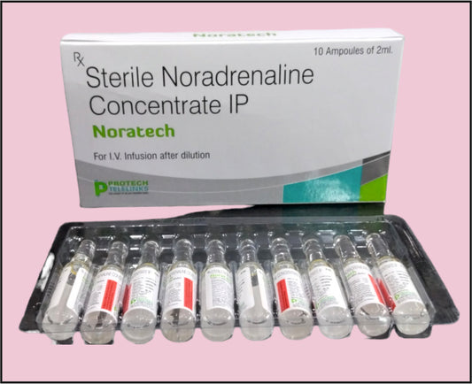 NORATECH 2 ML VIAL ( Noradrenaline Injection ) by Protech