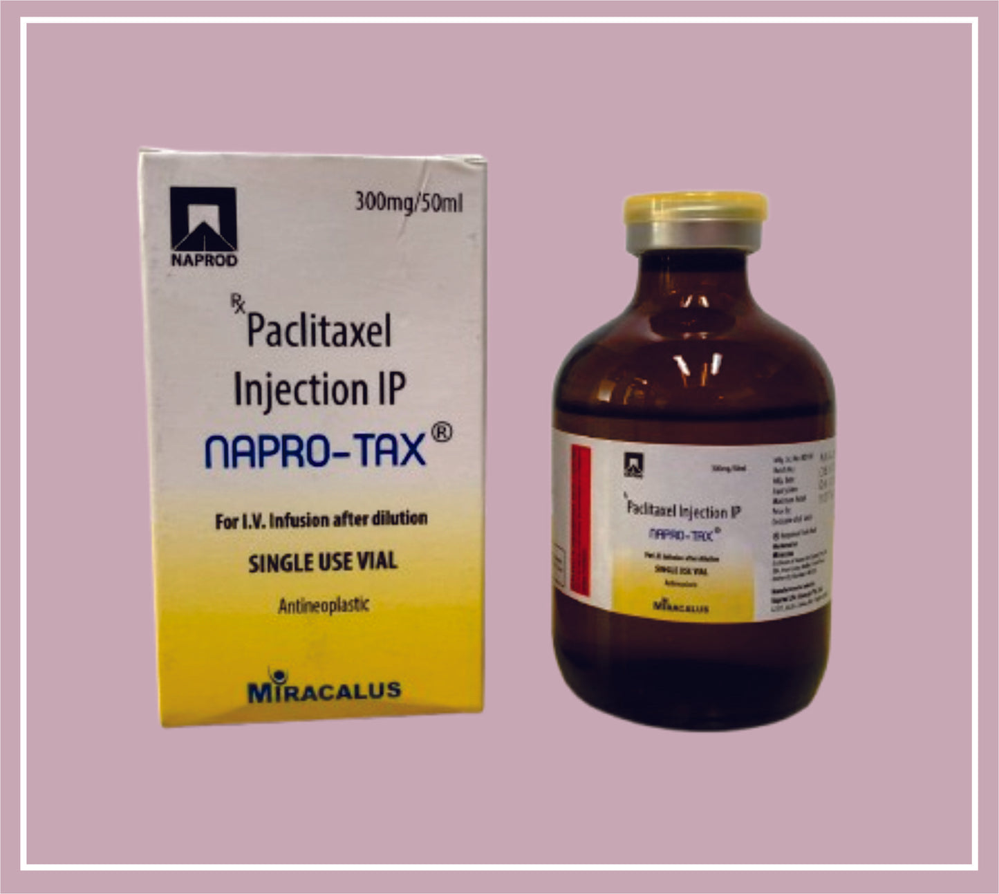 Napro-Tax (PACLITAXEL 300 mg / 50 ml) by Naprod